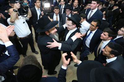 גלריה: חתונת בנו של ראש ישיבת 'נחלת דוד'