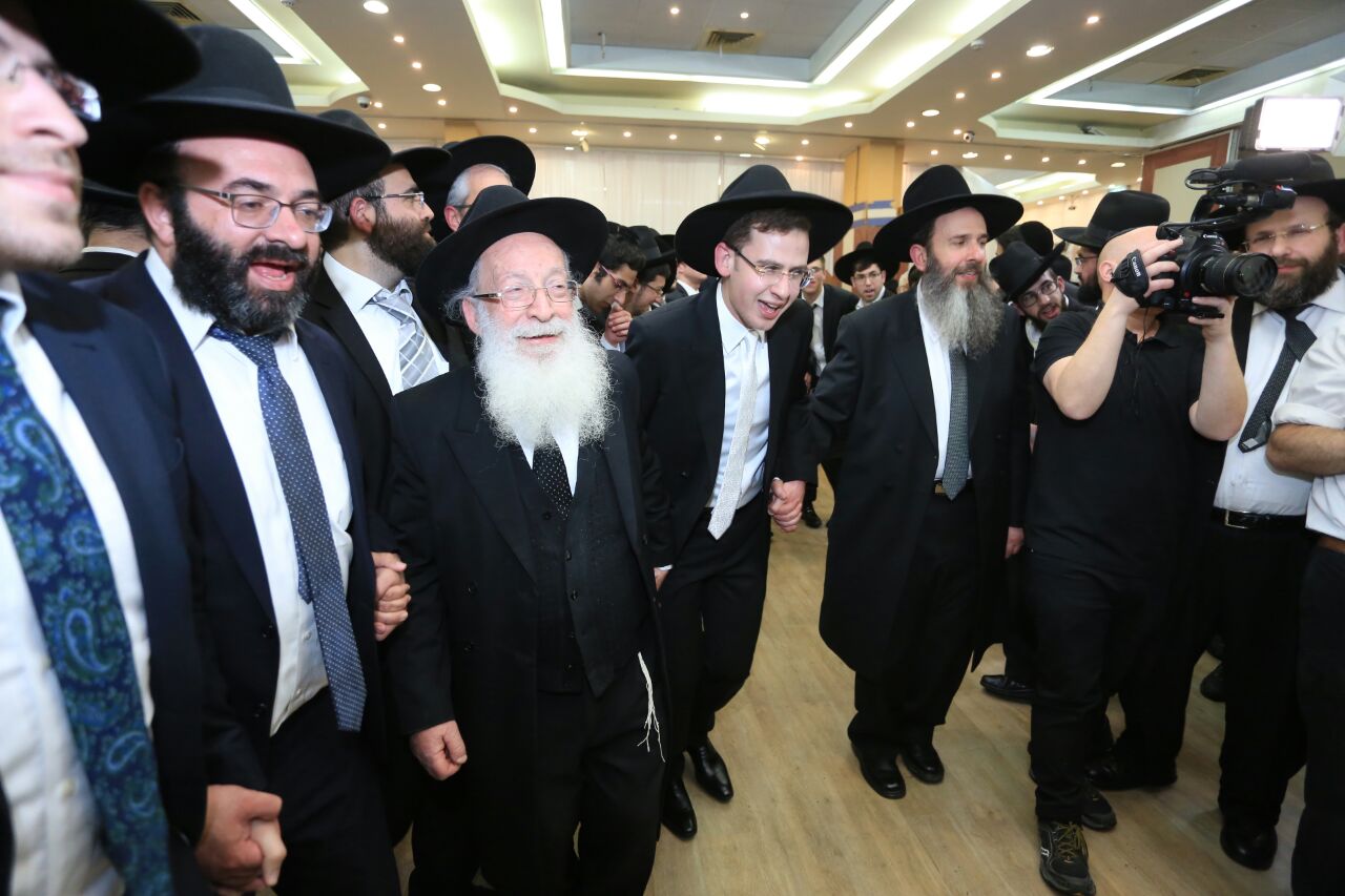 גלריה: חתונת בנו של ראש ישיבת 'נחלת דוד'