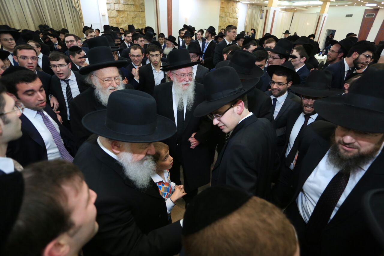 גלריה: חתונת בנו של ראש ישיבת 'נחלת דוד'