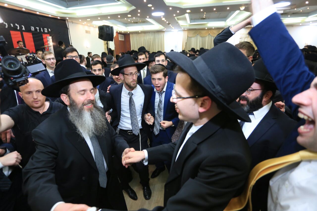 גלריה: חתונת בנו של ראש ישיבת 'נחלת דוד'