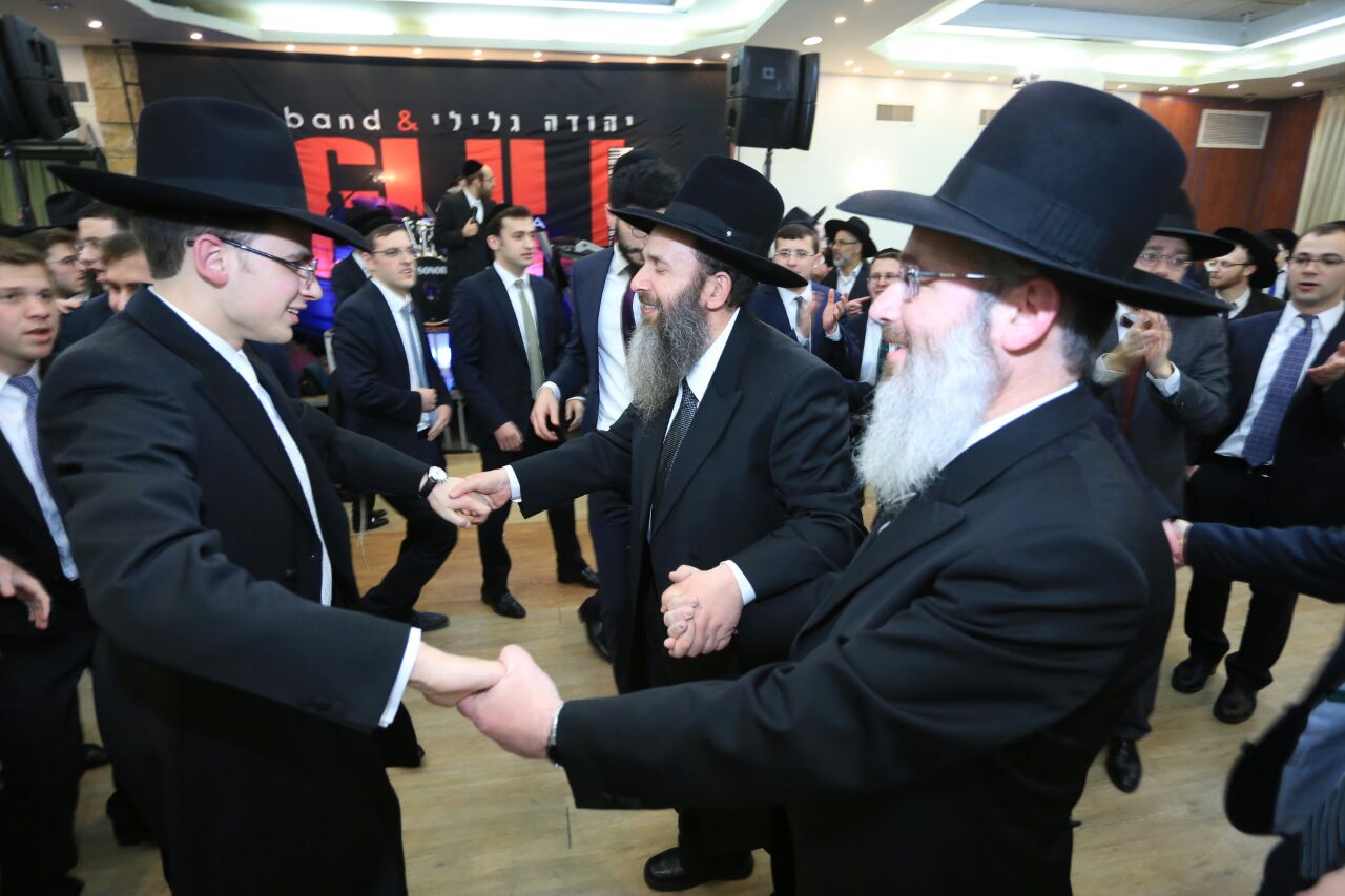 גלריה: חתונת בנו של ראש ישיבת 'נחלת דוד'