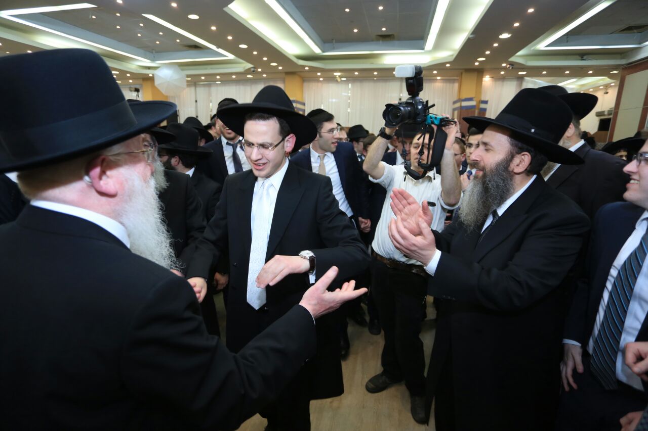 גלריה: חתונת בנו של ראש ישיבת 'נחלת דוד'