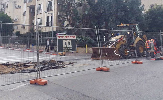 העבודות ברחוב חזון איש