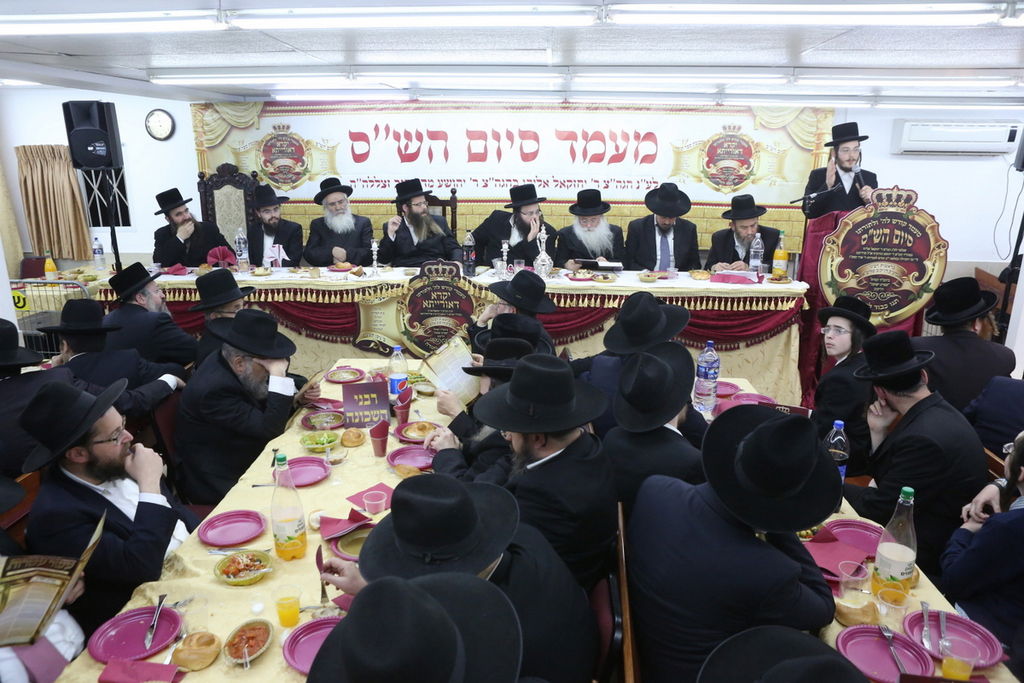 מעמד סיום הש"ס בממלכת בית דז'יקוב  •צפו