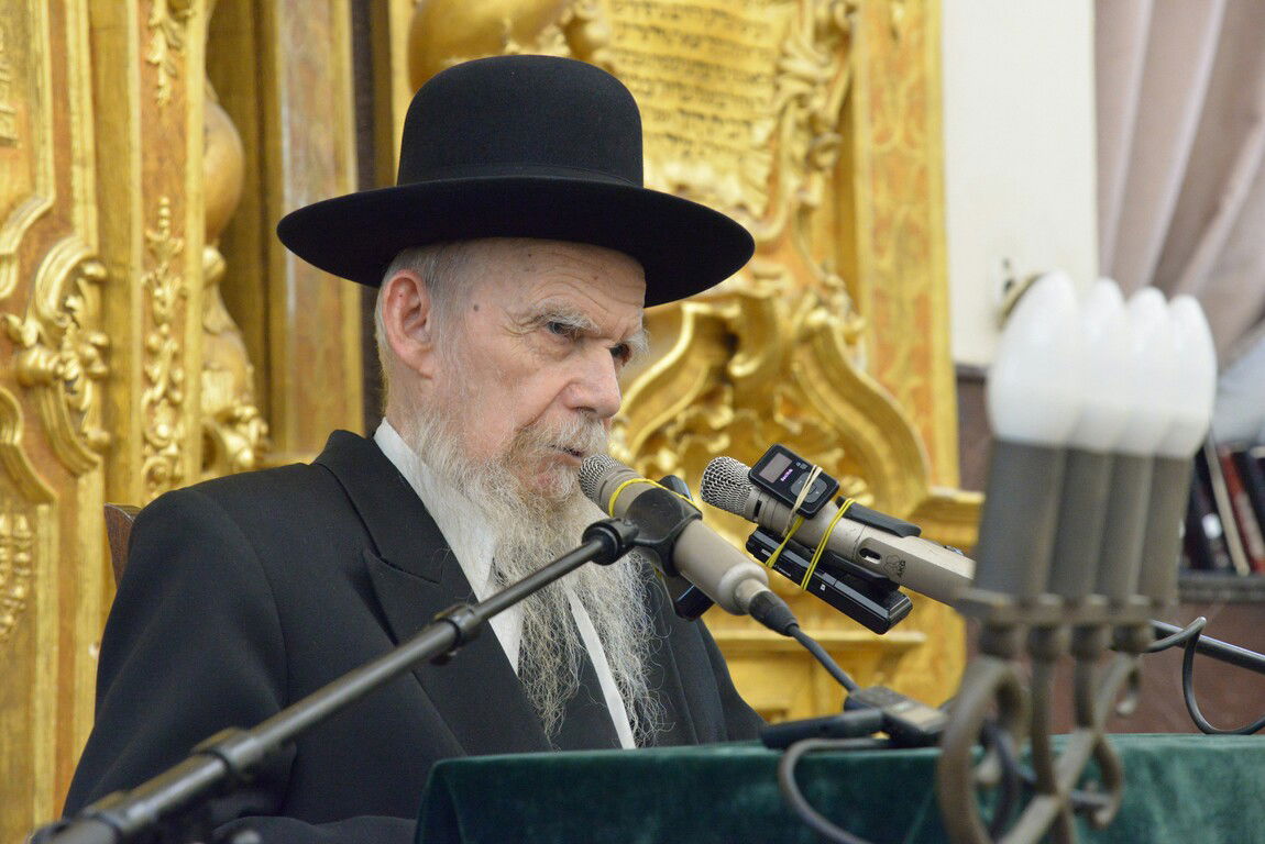 עצרת מספד בישיבת פוניבז' לגר"י אדלשטיין