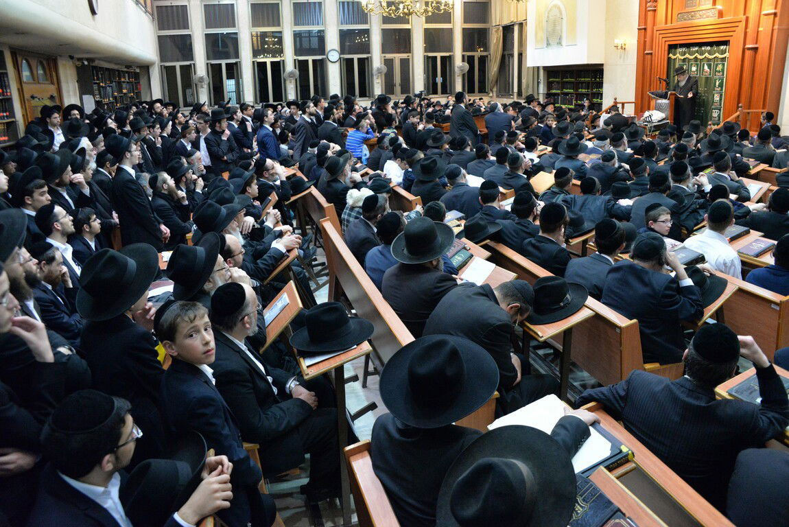 עצרת מספד בתום השבעה לגר"י אדלשטיין