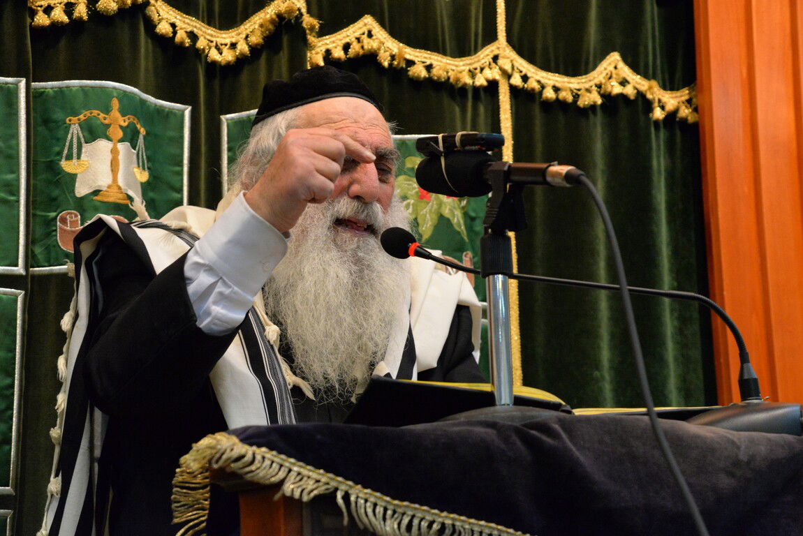 עצרת מספד בתום השבעה לגר"י אדלשטיין