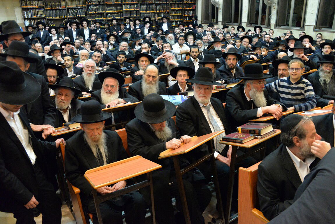 עצרת מספד בתום השבעה לגר"י אדלשטיין