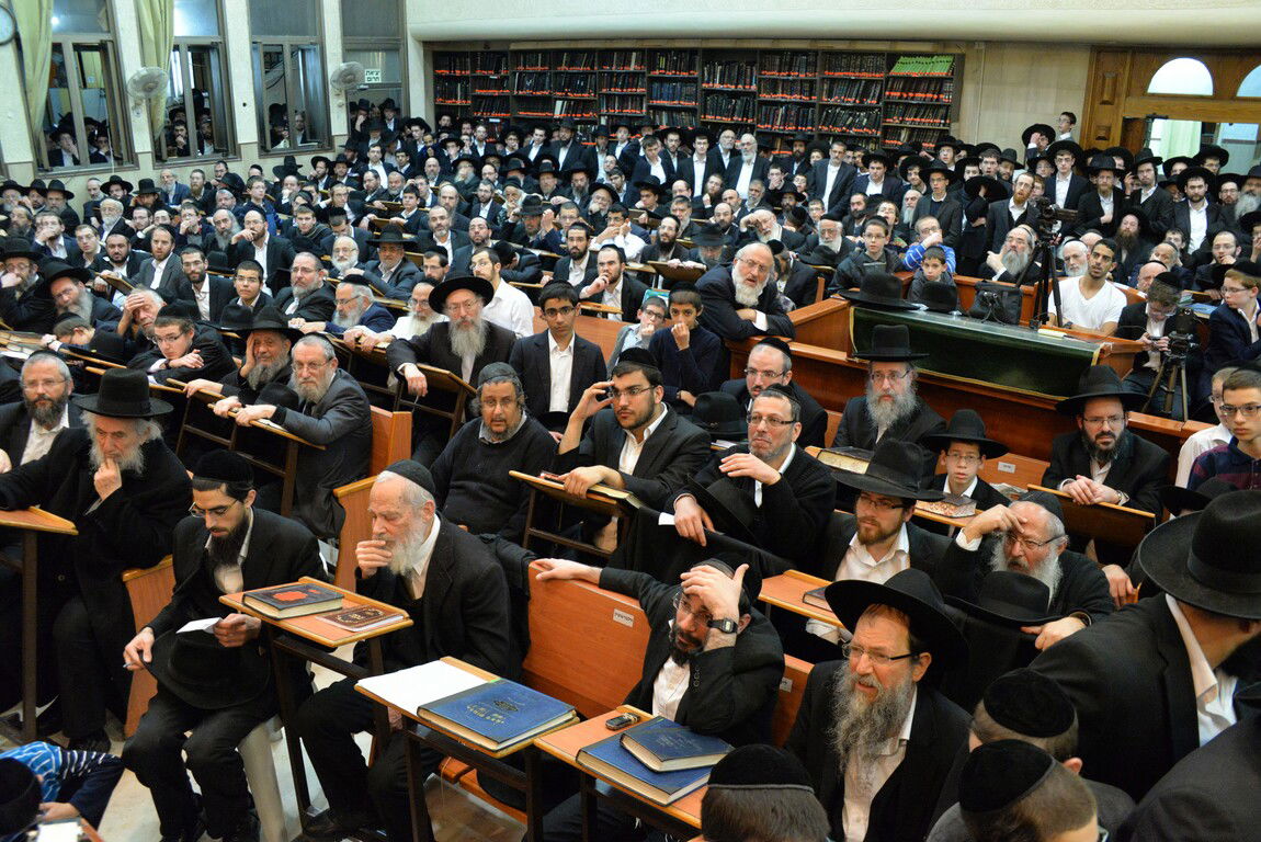 עצרת מספד בתום השבעה לגר"י אדלשטיין