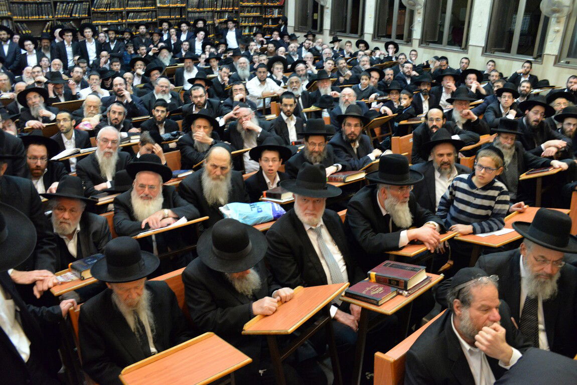 עצרת מספד בתום השבעה לגר"י אדלשטיין