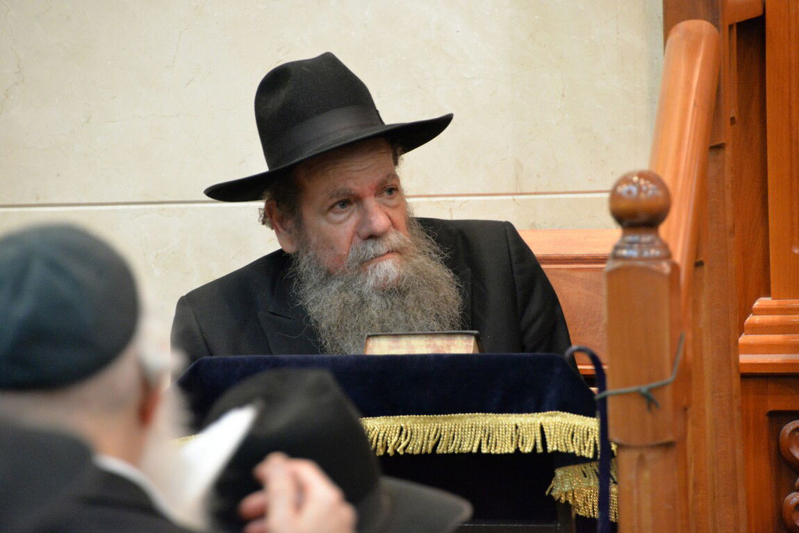 עצרת מספד בתום השבעה לגר"י אדלשטיין