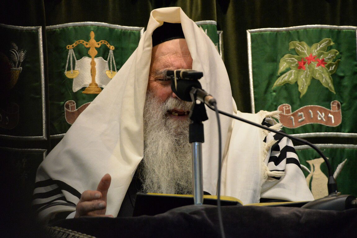 עצרת מספד בתום השבעה לגר"י אדלשטיין