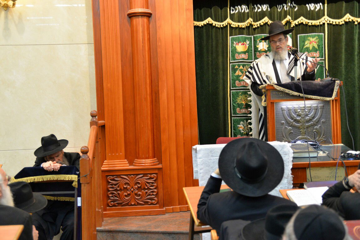 עצרת מספד בתום השבעה לגר"י אדלשטיין