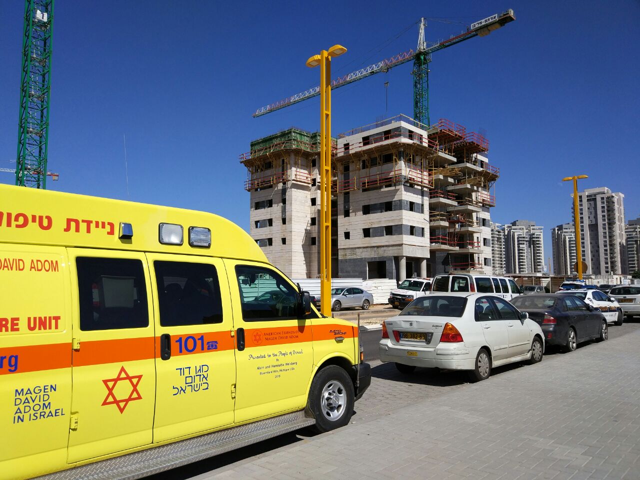 אתר הבניה בגני תקווה