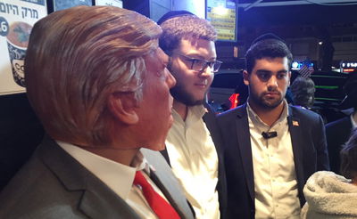ערב פורים: "הנשיא טראמפ" ביקר בבני ברק