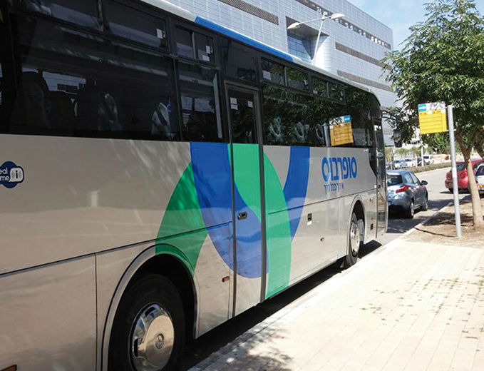 אטובוס של חברת סופרבוס. אילוסטרציה