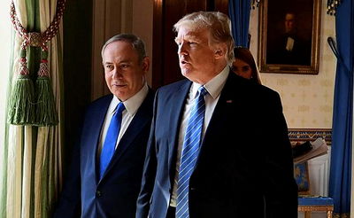 נתניהו עם טראמפ. בחודש שעבר