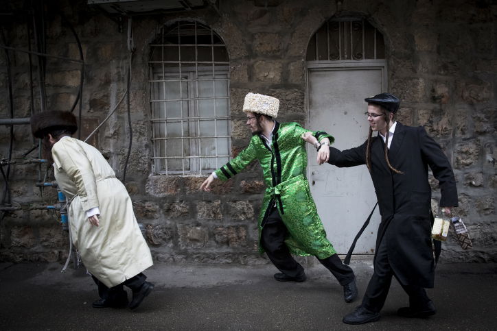 גלריה: חגיגת שושן פורים ברחובות ירושלים
