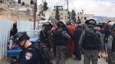 פורקה סוכת האבלים של משפחת המחבל בג'בל מוכבר