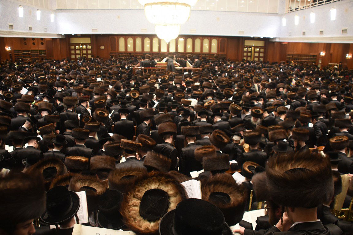 תיעוד מקיף: פורים בחצר הקודש בעלזא