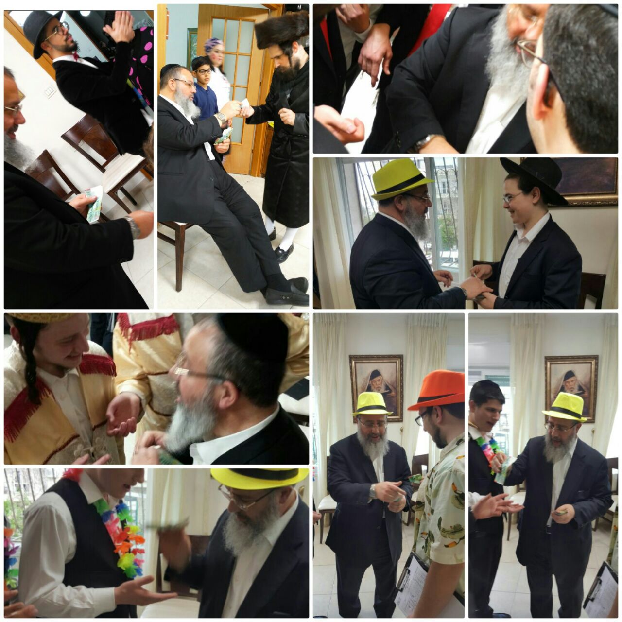 מסורת החג: הרב שמעון בן טוב בחלוקת דמי הפורים