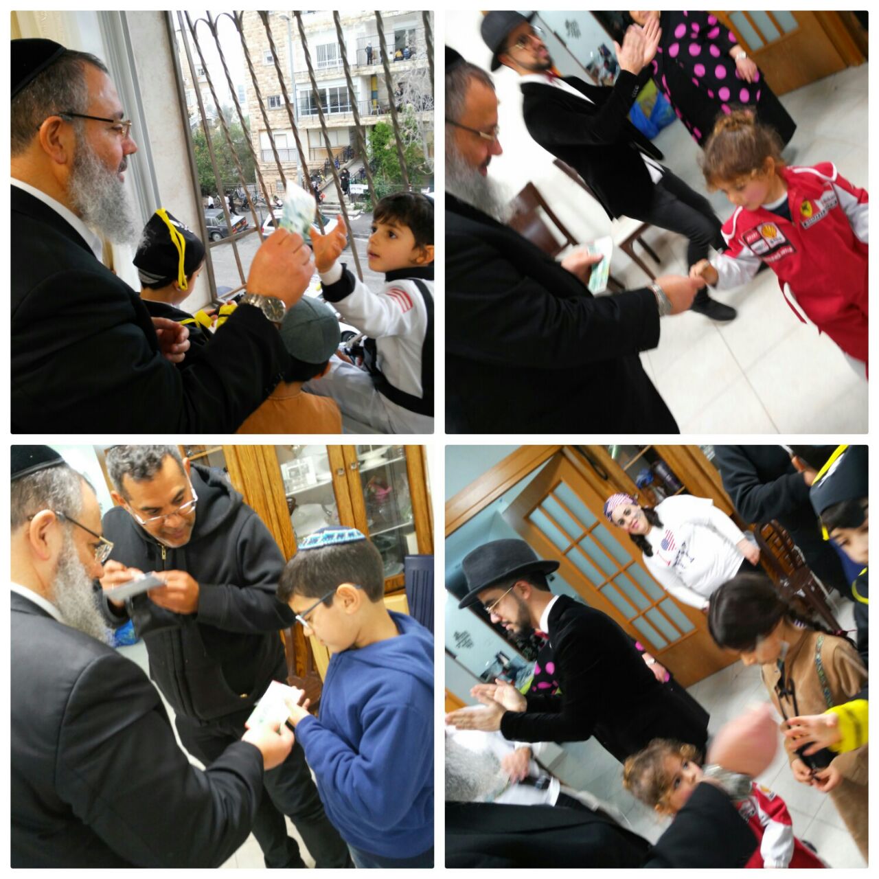 מסורת החג: הרב שמעון בן טוב בחלוקת דמי הפורים