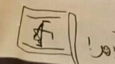 צלבי קרס וכתובות נאצה במאחז הקיצוני