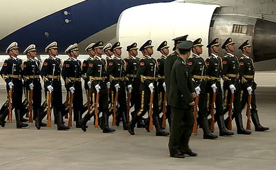 משמר כבוד: קבלת הפנים לנתניהו בסין • צפו