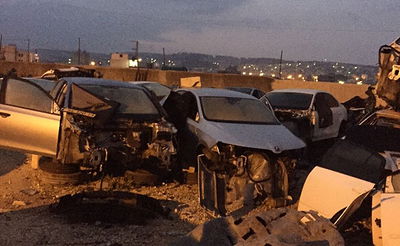 שלדות של רכבים גנובים