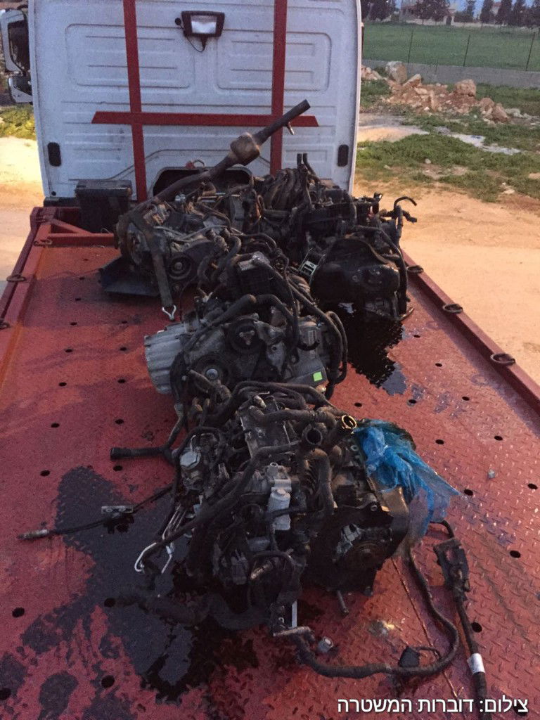 המשטרה פשטה על משחטות כלי רכב בג'נין