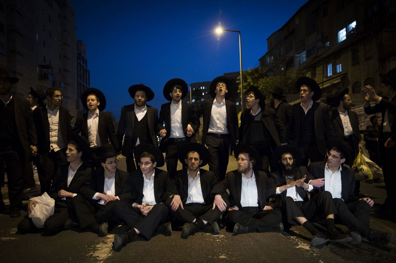 צפו בגלריה: מפגיני 'הפלג' חסמו כבישים בירושלים