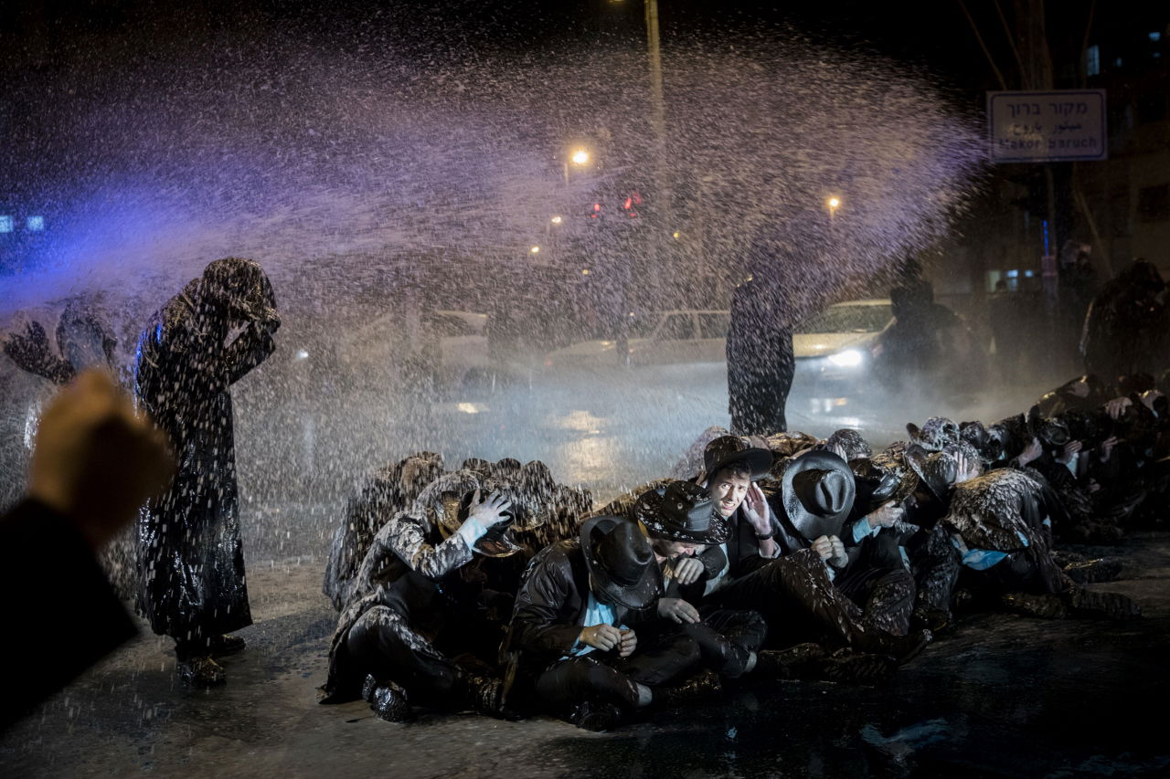 צפו בגלריה: מפגיני 'הפלג' חסמו כבישים בירושלים