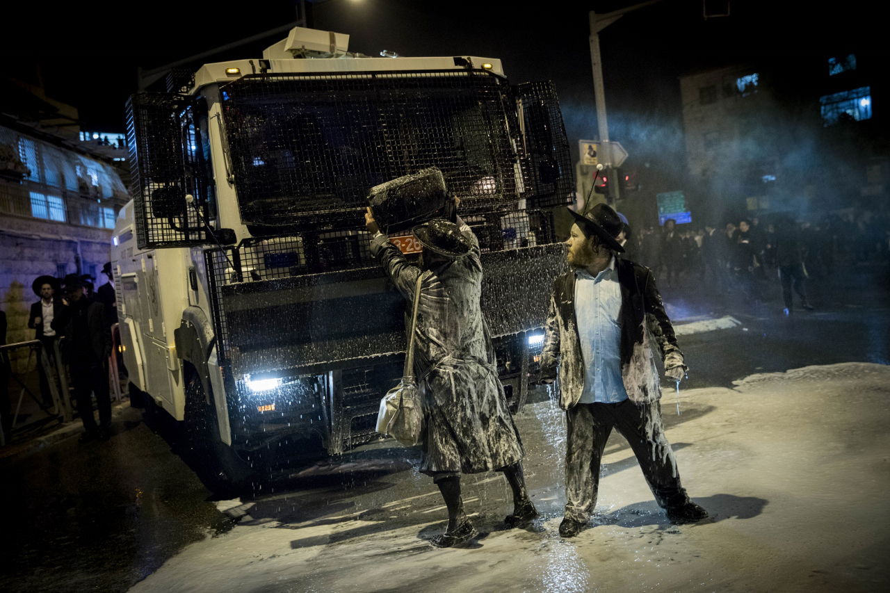 צפו בגלריה: מפגיני 'הפלג' חסמו כבישים בירושלים