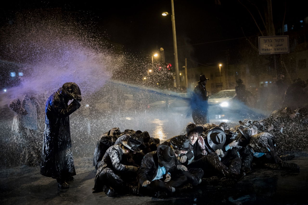 צפו בגלריה: מפגיני 'הפלג' חסמו כבישים בירושלים