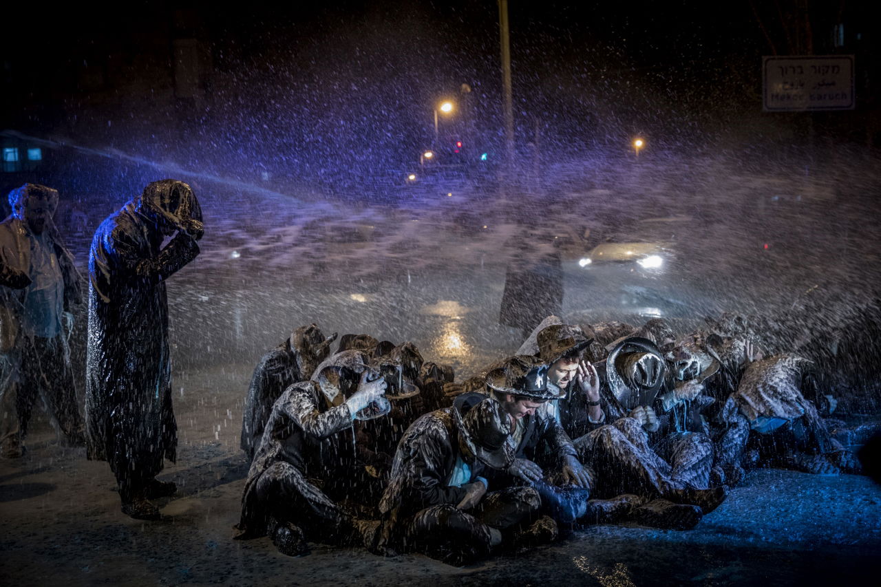 צפו בגלריה: מפגיני 'הפלג' חסמו כבישים בירושלים