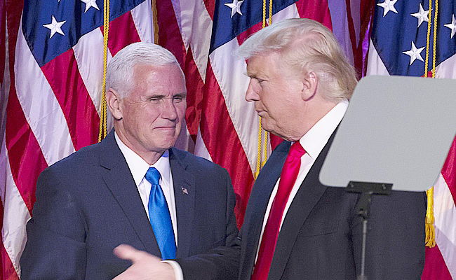 טראמפ ופנס. ארכיון