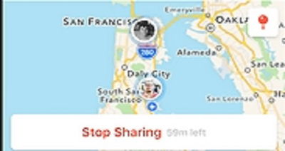 החברים על מפת המיקומים בתכונה החדשה