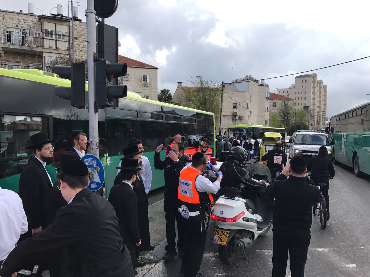 חרדי נפצע קשה בתאונה במרכז ירושלים