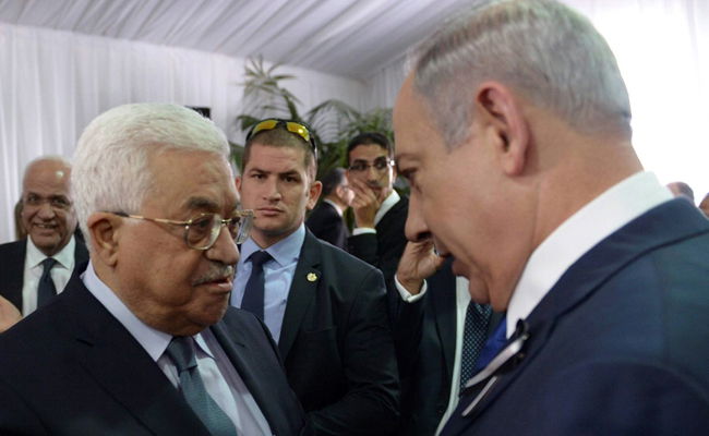 נתניהו אבו מאזן. ארכיון