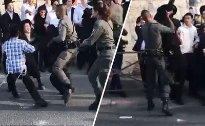 הפגנות הפלג: כך לוחמי מג"ב מתמודדים עם ילדים ונערים