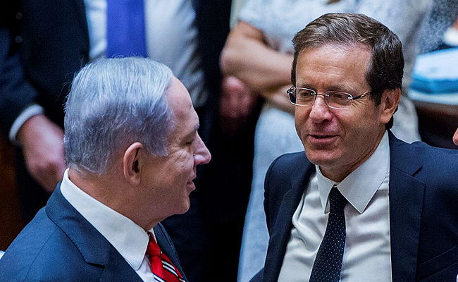 הטעות של לשכת נתניהו: "יצחק הרצוג - בין סוללי דרכנו לעצמאות"