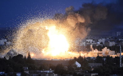 הפצצה בסוריה. ארכיון