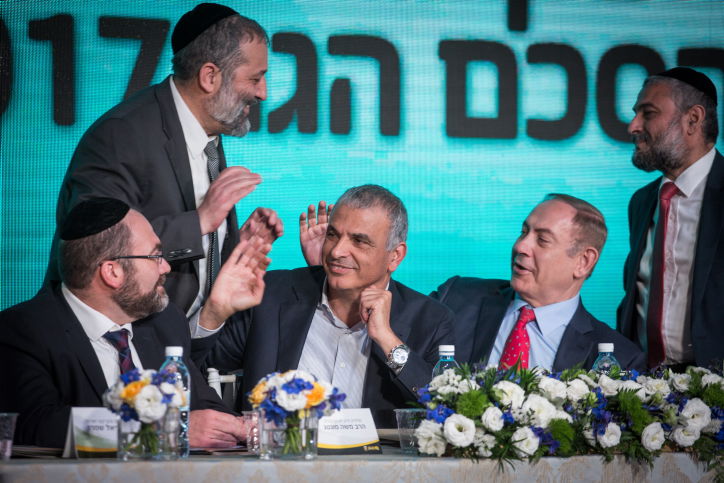 נתניהו, כחלון ודרעי, אמש