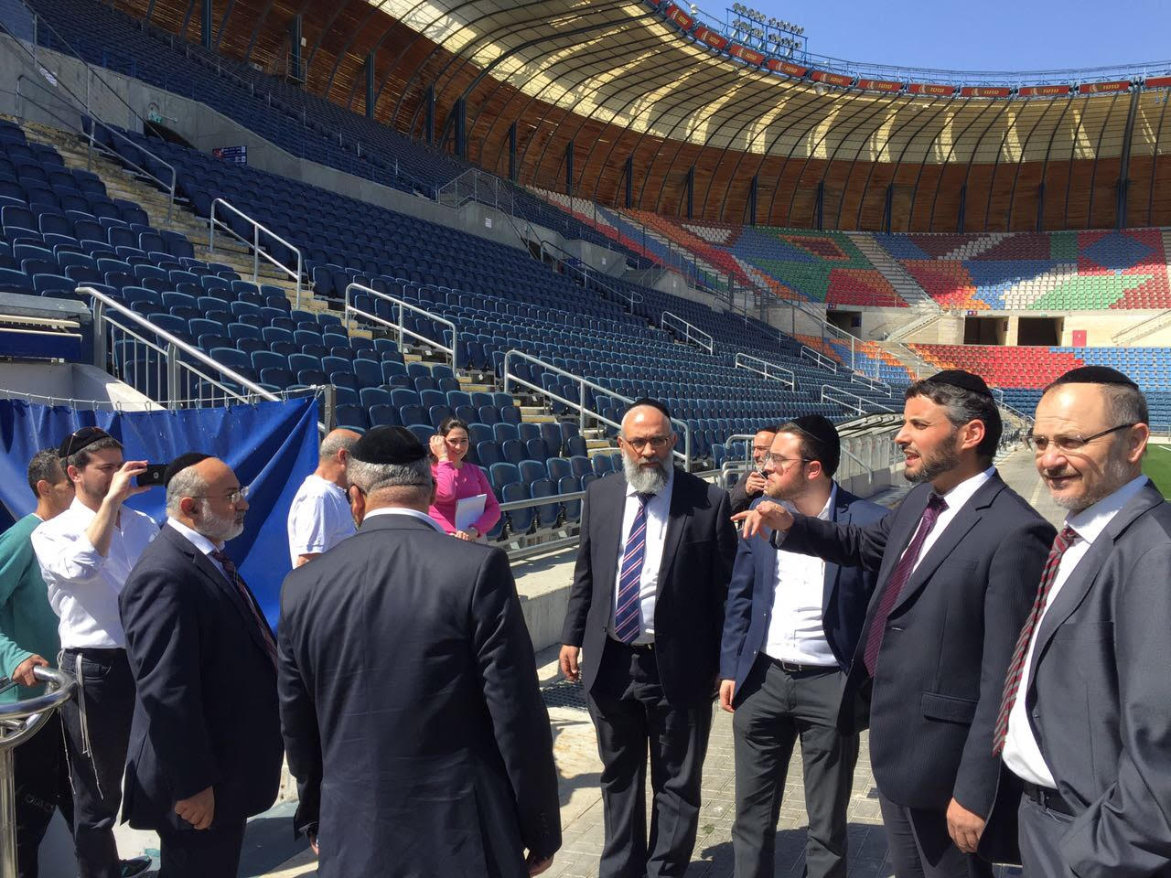 סיור מקדים של הועדה המכינה לקראת הכנס הענק