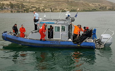 החיפושים בכנרת, אתמול