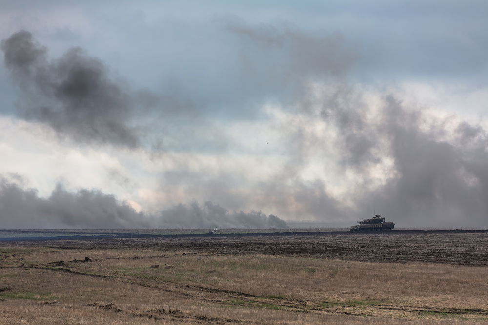 אימון של הצבא האוקריאני בשבוע שעבר