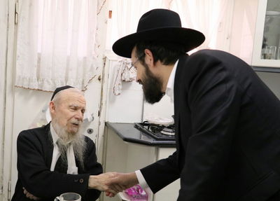 הרב ויסבורד עם הגר"ג אדלשטיין, אמש