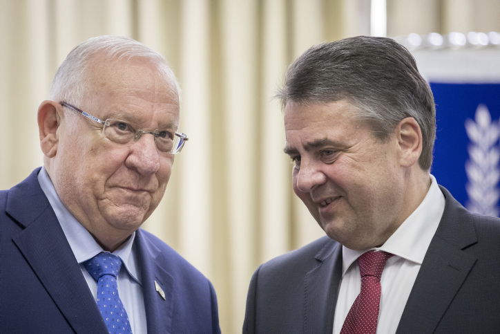 הנשיא עם השר הנעלב