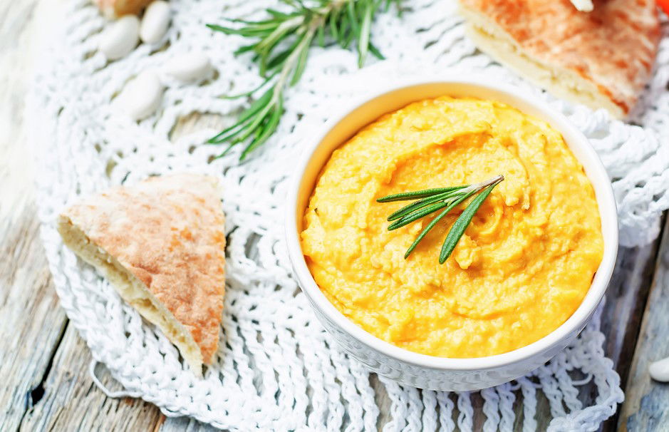 חומוס גזר צלוי