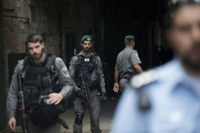 כוח משטרה בעיר העתיקה בירושלים